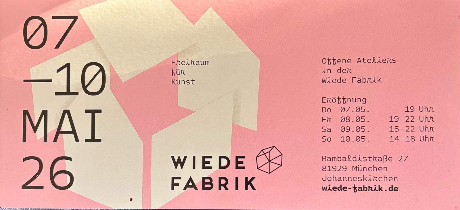 Offene Ateliers Wiede-Fabrik